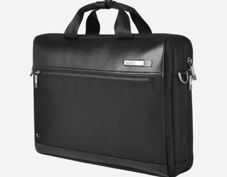 Safari Crest Messenger Bag with Dual compartments – Black