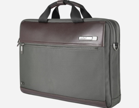 Safari Crest Messenger Bag with Dual compartments – Grey