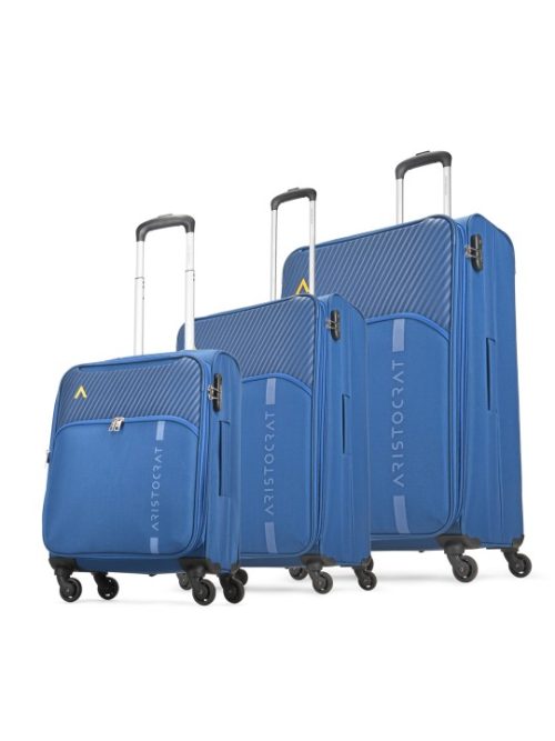 Striker Printed Trolley Suitcases - Cabin, Large & Medium