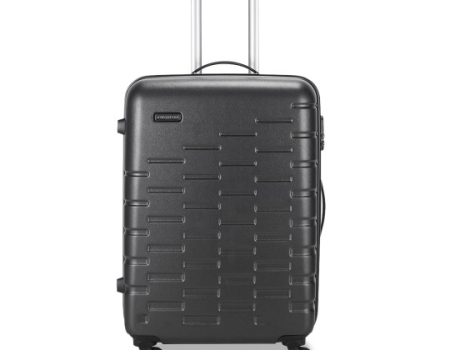Strolly Textured Hard-Sided Large Trolley Bag