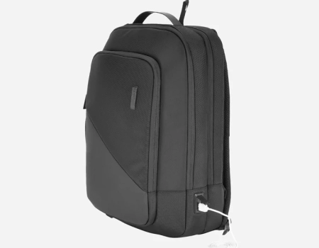 Safari Sage 19L Black Formal Backpack with USB Port, Premium Fabric, Multiple Handles and Sunglass Loop