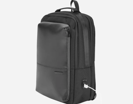 Safari Ritz 16L Black Formal Backpack with USB Port, Hidden Pockets, and Trolley Sleeve