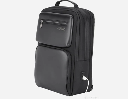 Safari Whisk 16L Black Formal Backpack with Laptop Sleeve and USB Charging port