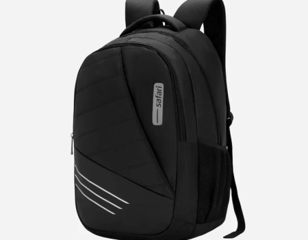 Safari Aron 2 32L Black Laptop Backpack with Raincover