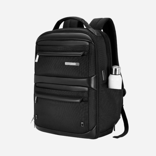 Safari Astral 27L Black Formal Backpack with Laptop Sleeve