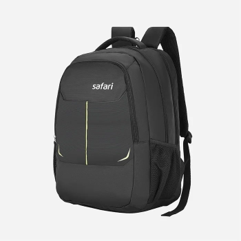 Safari Delta Plus 3 36L Black Backpack with Rain cover and Easy Access Pockets