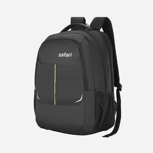 Safari Delta Plus 3 36L Black Backpack with Rain cover and Easy Access Pockets
