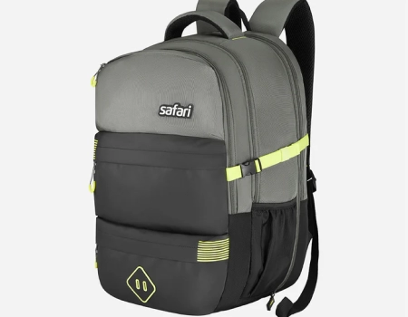 Safari Expand 8 48L Black Laptop Backpack with Easy Access Pockets