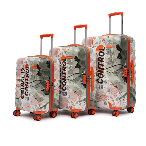 Geo Orange Set of 3 (S+M+L) Trolley