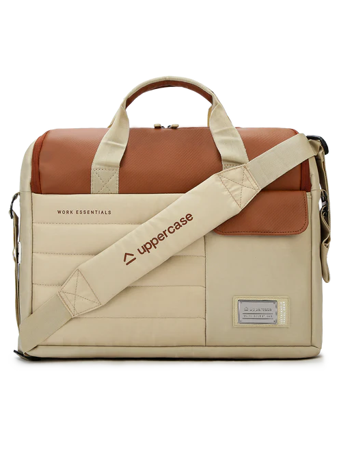 Omega 03 Beige Messenger Bag