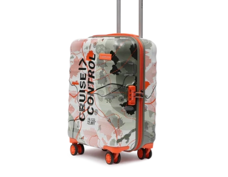 Geo Orange Medium Trolley