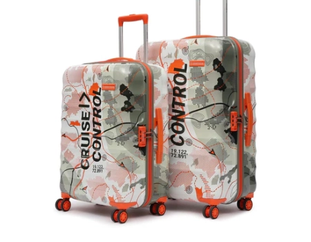 Geo Orange Set of 2 (S+M) Trolley