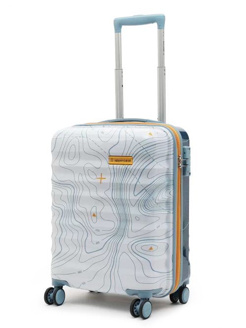 Topo White and Blue Cabin Trolley