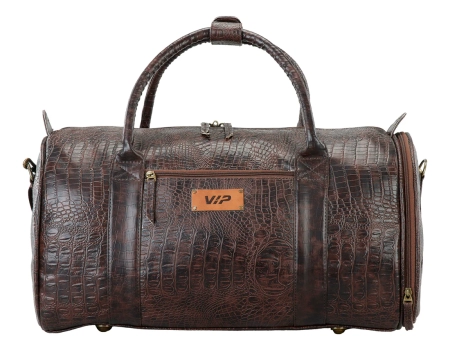 Croc Unisex PVC Duffle Bag Brown / 50 cm