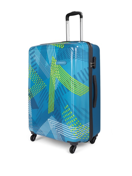 Printed Dual Edge 360 Large Trolley Suitcase 1