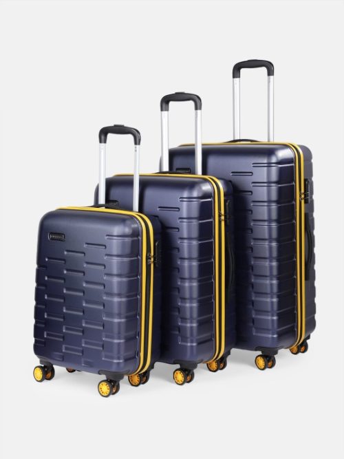 Benin Duffle Trolley 20 Inch Travel Bags for Professionals (Navy)