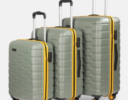 Benin Duffle Trolley 20 Inch Travel Bags for Professionals (Olive)