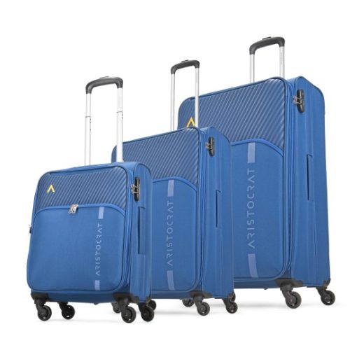 Striker Printed Trolley Suitcases - Cabin, Large & Medium