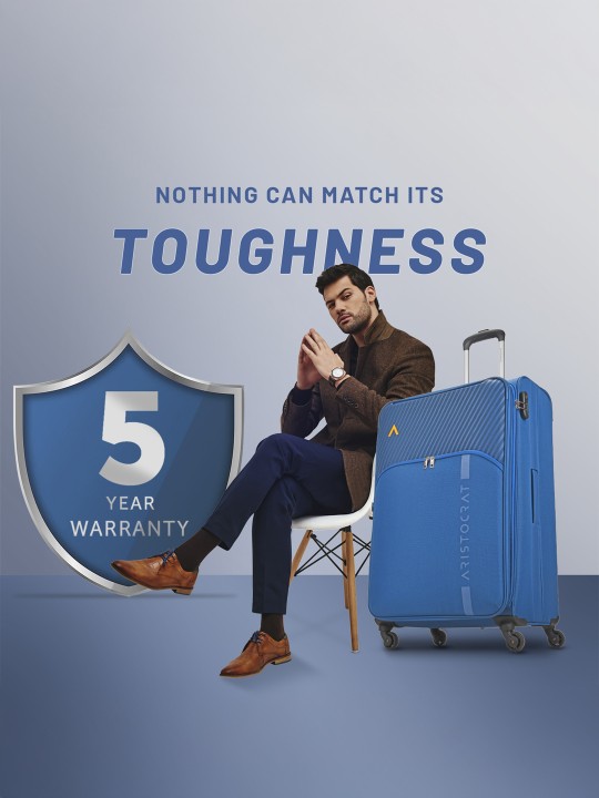 Striker Printed Trolley Suitcases - Cabin, Large & Medium 2