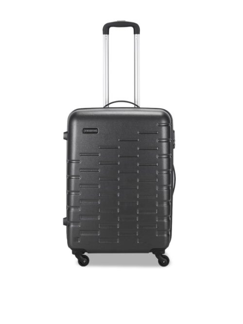 Strolly Textured Hard-Sided Large Trolley Bag