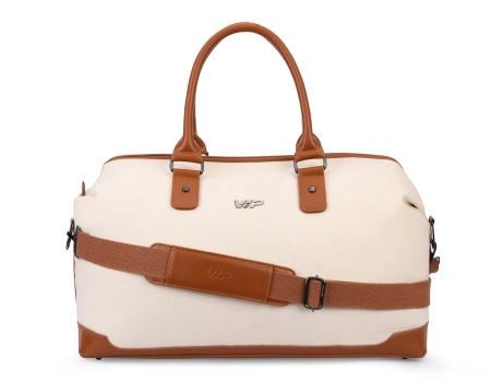 Panache Unisex Canvas Duffle Bag 50 cm White