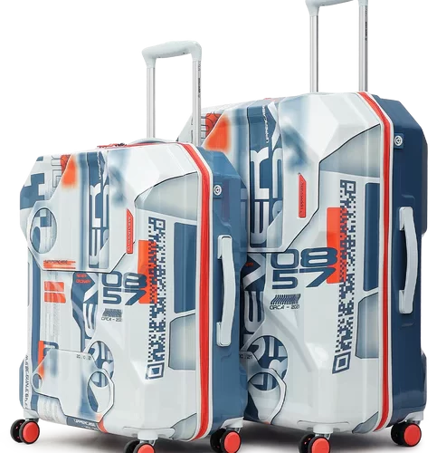 Delta Blue Set of 2 (M+L) Trolley