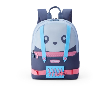 American Tourister 10.5 Litres Yoodle 2.O Vegetable Green 2 Compartment Backpack For 4 To 6 Year Kids (Medium Size)