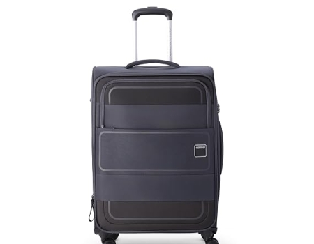 American Tourister Phillyplus Large with TSA Lock & 8 Wheels Soft Polyester