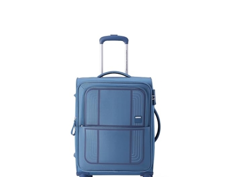 American Tourister Bernplus Large with TSA Lock & 8 Wheels Soft Polyester Trolley Bag/Suitcase