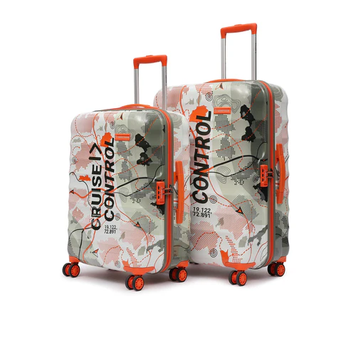Geo Orange Set of 2 (S+M) Trolley