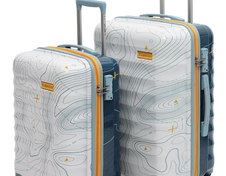 Topo White and Blue Set of 2 (S+M) Trolley