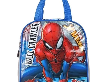 STRIDERS Spider-Man Lunch Bag Insulated School Lunchbox for Kids, Perfect for Boys & Marvel Fans