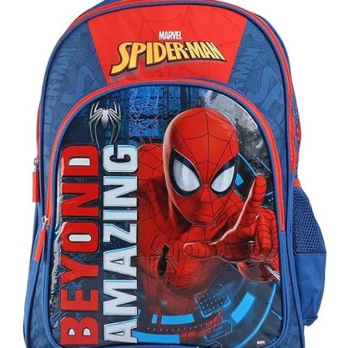 STRIDERS Spider-Man School Bag for Kids Spacious, Durable Rolling Backpack with Padded Comfortable Straps & Fun Design Perfect for School, Travel & Play