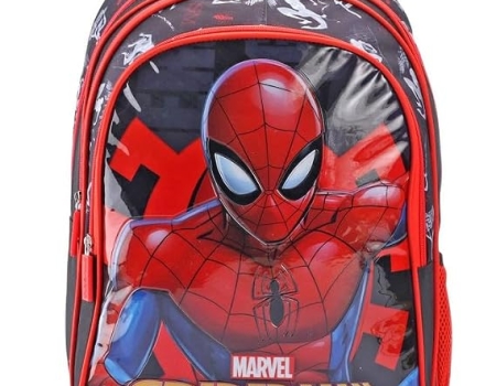 STRIDERS Spiderman School Bag Inspire Learning With Spider-Man’s (Red, 18 inches)