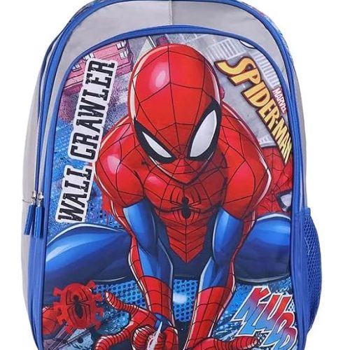 STRIDERS Spider-Man School Backpack for Kids – Durable, Lightweight & Spacious Bag with Padded Comfortable Straps, Marvel Superhero Design – Perfect for School, Travel & Daily Adventures