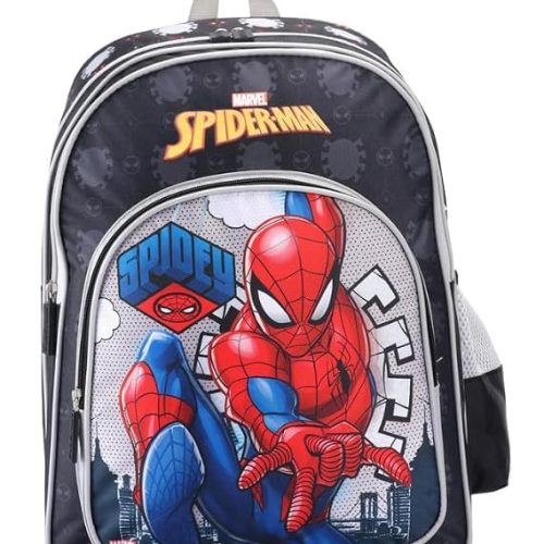 STRIDERS Spiderman School Bag Inspire Learning With Spider-Man's Style (Multicolor)
