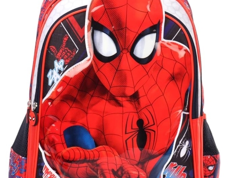 STRIDERS School Bag Inspire Learning with Spider-Man’s Style Age (3yr To 8yr Plus)