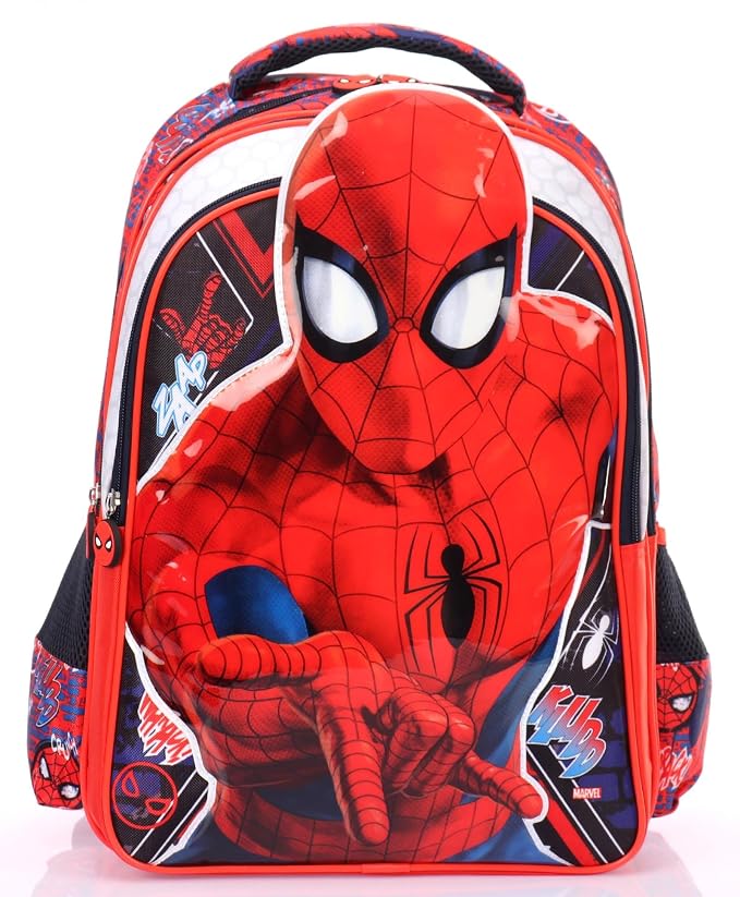 STRIDERS School Bag Inspire Learning with Spider-Man’s Style Age (3yr To 8yr Plus)
